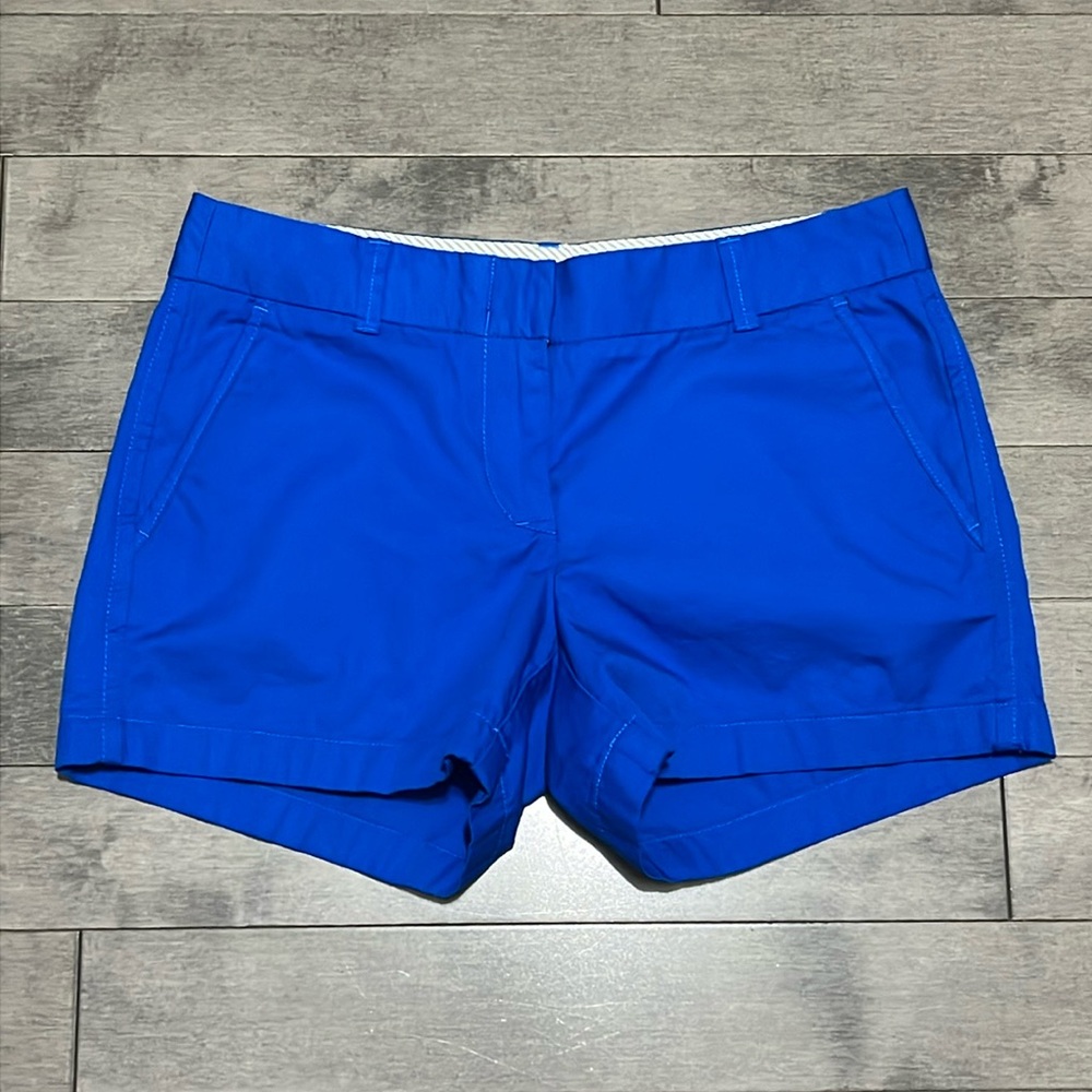 J. Crew Broken In Chino Shorts - Blue - 4